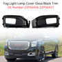 2019-2020 Yukon Fog Light Lamp Cover Gloss Black Trim Pair 22936426 22936427 Generic