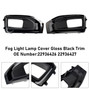 2019-2020 Yukon Fog Light Lamp Cover Gloss Black Trim Pair 22936426 22936427 Generic