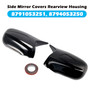 2007-2009 Lexus LS460 LS600h 2007-2009 Base Side Mirror Covers Rearview Housing Black Generic