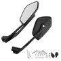2013-2024 BMW R 1250 GS Rearview Mirrors Left and Right Mirror Black 51168406497 51168406498 Generic
