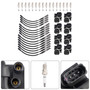 1998-2011 Mercedes-Benz C CL CLK ML Class 8x Ignition Coil+16x Spark plug +16x Wire Set UF359 Generic