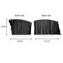 4 PCS Universal Car Side Window Sun Shades Black For Breast feeding Taking a nap