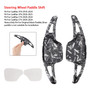 2020-2025 Cadillac XT6 Steering Wheel Paddle Shifter Extension Black Forged Pattern Generic