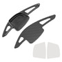 2019-2024 Audi A3 A4 A5 A6 A7 A8 Steering Wheel Paddle Shifter Extension Carbon Fiber Black Look Generic