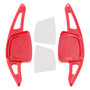 2019-2024 Audi A3 A4 A5 A6 A7 A8 Steering Wheel Paddle Shifter Extension Carbon Fiber Red Look Generic