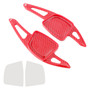 2020-2024 Audi S4 S6 S7 S8 Steering Wheel Paddle Shifter Extension Carbon Fiber Red Look Generic
