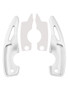 2017-2025 Toyota GT86 Steering Wheel Paddle Shifter Extension Steering Wheel Paddle Shifter Extension Aluminium Silver Generic