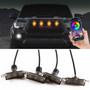 6Pcs Front Grille LED Lighting RGB With APP Controller For SUV off-road vehicles