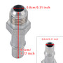 6AN Male Flare to 3/8" (.375") Transmission Cooler Quick Disconnect Adapter Fitting F06ANTR37501