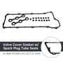 1992-1995 525i E34 24V M50B25 2.5L Valve Cover Gasket w/ Spark Plug Tube Seals 11121738701 Generic