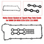 1993 525iT E34 M50B25 2.5L Valve Cover Gasket w/ Spark Plug Tube Seals 11121738701 Generic