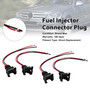 4-EV1 Fuel Injector Connector Plug Clip Pigtail Quick Disconnect Fit Daewoo