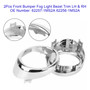 2011-2013 Infiniti G37 M56 M37 G25 Fog Light Lamp Bezel Cover Left+Right Side 62256-1MS2A Generic