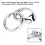 2014 Infiniti Q70 Fog Light Lamp Bezel Cover Left+Right Side 62256-1MS2A Generic