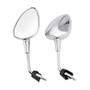 Chrome Mirror Set Shorty For Vespa GTS 125 300 HPE Sprint Primavera 50 125 150