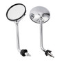 Chrome Rearview Mirror Set For Vespa LX 50 2T/4T & LX 125 & LX 150 2005-2013