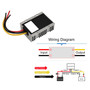 Waterproof DC/DC Converter Regulator 6A 12V/24V Step Up to 36V 216W