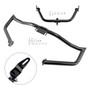 2014-2022 Touring Road Glide Engine Guard Crash Bar Frame Protector Bumper Steel BlackA Generic