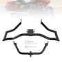 2014-2022 Touring Road Glide Engine Guard Crash Bar Frame Protector Bumper Steel Blackb Generic