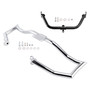 2014-2022 Touring Road Glide Engine Guard Crash Bar Frame Protector Bumper Steel Chromea Generic