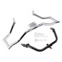 2014-2022 Touring Road Glide Engine Guard Crash Bar Frame Protector Bumper Steel Chromea Generic