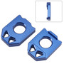 2005-2024 SUZUKI DRZ400SM/ 400S/ 400E CNC Rear Chain Adjuster Axle Block Blue Generic