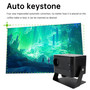 4K Projector Smart Android Home Projector Living Room Bedroom Smart Voice Electric Focus Dual Frequency High-Definition Projector EU