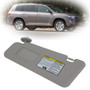 2008-2013 Toyota Highlander Driver Side Sun Visor 74320-48500-E0 Gray Generic