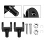 Black Foot Pegs Mounting Bracket fit for Sur Ron Light Bee X/S Segway X160 X260