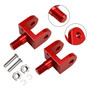 Red Foot Pegs Mounting Bracket fit for Sur Ron Light Bee X/S Segway X160 X260