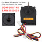 EAU63923602 Refrigerator Condenser Fan Motor For LG Refrigerator DC 12V