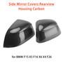 2014-2018 BMW X4 F26 1 Pair Side Mirror Covers Rearview Housing Carbon Fiber Generic
