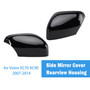 2007-2014 Volvo XC70 XC90 1 Pair Side Mirror Cover Rearview Housing Black Generic