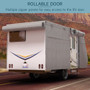 5 Layers Camper Cover 27'-30' Travel Trailer RV Cover Windproof Extra Thick with Adhesive Repair Patches
