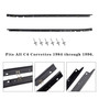 Driver + Passenger Sides Door Panel Outer Window Seals For Corvette 1984-1996
