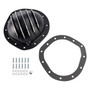 12 Bolt Black Aluminum Differential Rear End Cover For GM Chevy C10 8.75" truck