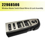 2010-2013 Chevrolet Silverado/ GMC Window Master Switch Bezel Mirror & Lock Assembly 22968506 Generic