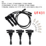 2003-2006 Kia Sorento 3.5L V6 3xIgnition Coil & 6x Spark Plug & 3x Wireset UF431 Generic