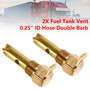 2X 0.25" ID Hose Double Barb Fuel Tank Vent Assy FTA-V-50-02 For Peterbilt