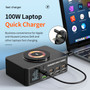140W Fast Charging Charger Intelligent Digital Display PD100W Mobile Phone Notebook Magnetic Wireless Charging Multi-Port USB Charger UK Plug