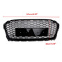2017-2019 Audi A5/ A5 Quattro/ A5 Sportback/ S5 RS5 Style Sport Front Honeycomb Grille Carbon Fiber Style Gloss Black Generic
