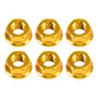 2017-2024 Ducati Supersport 939 950 Rear Sprocket Carrrier Flange Nuts Set M10x1.0 Gold Generic