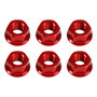 2007-2019 Ducati 1098 1098S 1198S 1199 1299 Rear Sprocket Carrrier Flange Nuts Set M10x1.0 Red Generic