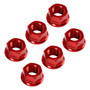 2007-2019 Ducati 1098 1098S 1198S 1199 1299 Rear Sprocket Carrrier Flange Nuts Set M10x1.0 Red Generic