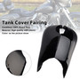 2009+ Touring Street Glide & Road Glide Stretched Tank Cover Fairing Black Generic