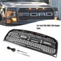 Raptor Style Front Bumper Grille Grill Fit Ford F150 2009-2014 With LED