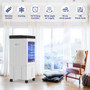 3-IN-1 Portable Evaporative Air Conditioner Cooler with Remote Control