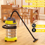 Wet Dry Vacuum Cleaner, 10 Gallon 3200w 8 Peak Stainless Steel Shop Vacuum Wet and Dry, with Filter and Attachments for House Garage Workshop Car