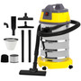Wet Dry Vacuum Cleaner, 10 Gallon 3200w 8 Peak Stainless Steel Shop Vacuum Wet and Dry, with Filter and Attachments for House Garage Workshop Car