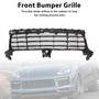 Black Front Bumper Grill Grille 9Y0807683POK1 Fit Porsche Cayenne 2019-2023